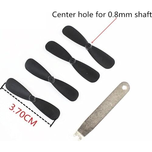 Props Propellers Blade AB 3.7cm 0.8mm For H49 SOL Ultrathin Wifi FPV Selfie Drone H49WH Foldable Arm Altitude Hold RC Quadcopter