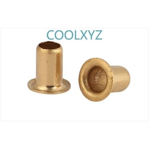 Copper Eye Buckling Rivet Hollow Copper Hollow Rivet Through-hole Rivet GB867-86 M0.9-M2.5 100PCS