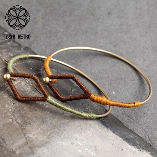 Fashion Simple Statement Bracelets Colored Woollen Cuff Bangle Body Jewelry For Women Accessories Female Decoration Wholesale