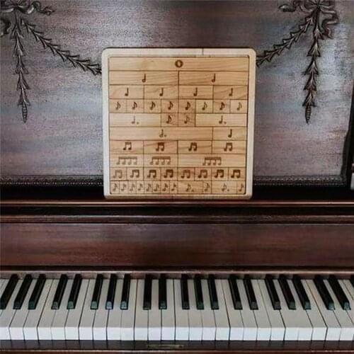 Music Fraction Home Decor Ornament Bar Musical Notes Musical Rests Classical Conversations Wooden Handicraft Decoration