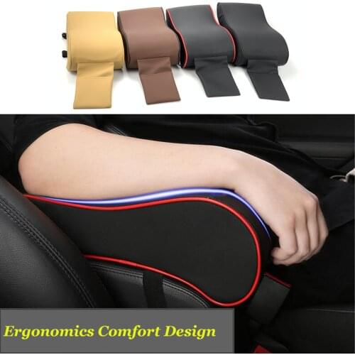 Car Armrest Pad For Toyota C-HR Matrix Mirai FUN WAY AURIS JPN Taxi AVALON Century Rush Fortuner Harrier SEQUOIA