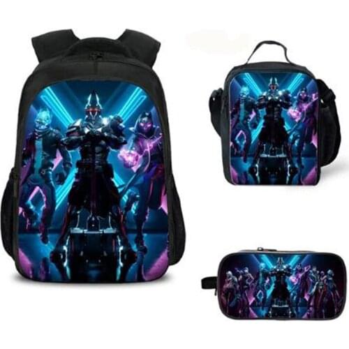Hot Children 16Inch Schoolbag Classic Game Printing Little Children Boy Schoolbag Kids Cartoon Backpack