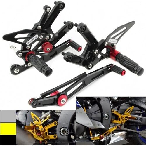 Rider Rear Set Rearsets Foot Peg Rest Footpeg Brake Shift Shifting Lever Pedal For YAMAHA YZF R6 YZF-R6 17-18 2017 2018