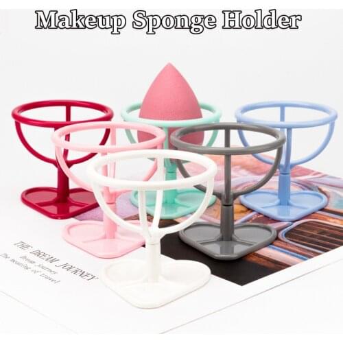 Makeup Egg Storage Rack Multi-purpose Sponge Gourd Powder Puff Drying Rack Heart Shaped Base Puff Bracket Box Dryer Organizer