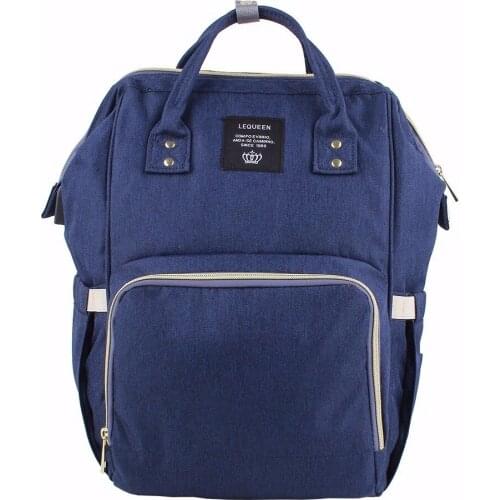 Lequeen Usb Diaper Bags Baby Care Solid Large Capacity Nappy Bag Travel Backpack Waterproof Maternity Baby Bag Mummy Bags