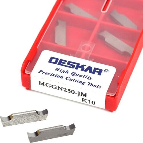 10pcs MGGN150 MGGN200 MGGN300 MGGN400 MGGN500-JM K10 CNC lathe Grooving tools hard alloy turning inserts for aluminum and copper