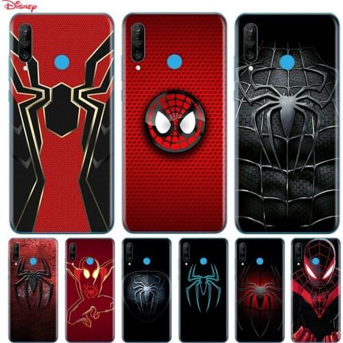 TPU Silicone Cover Spider Man Logo For Huawei P40 P30 P20 Pro P10 P9 P8 Lite E Plus 2019 2017 Phone Case