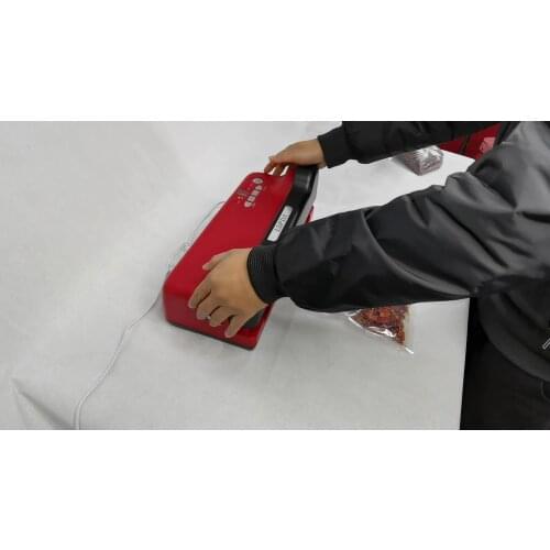 Automatic Meat Food Table Top Bag Pouch Vacuum Sealing Packing Machine For Plastic Bags