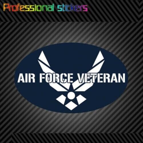 Air Force Veteran Sticker Die Cut Vinyl Patriot Service Stickers for Cars, Bicycles, Laptops, Motos
