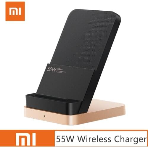 Xiaomi 55W Wireless Charger Max Vertical air-cooled wireless charging Support Fast Charger For Xiaomi 10
