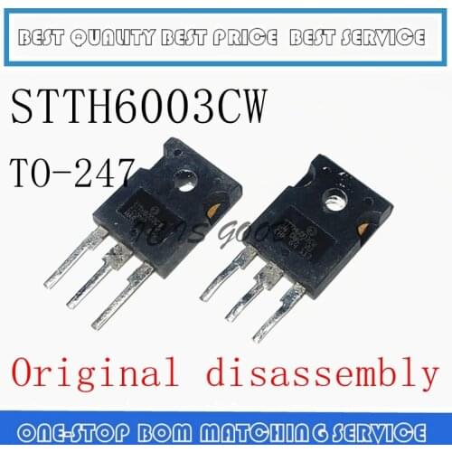 10PCS--50PCS STTH6003CW STTH6003 60A 300V TO-247 Original disassembly