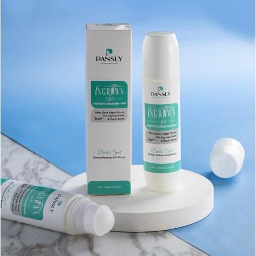 100ML Ingrown Hair Serum Treatment Reduce Dark Spots Redness for Men Women Razor Burns Solution After Shave Razor Bump Stopper