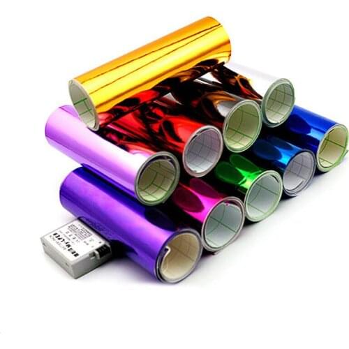 152*60CM Car Sticker Chrome Mirror Vinyl Film Foil Glossy Colorful Car Body Films Vinyl Car Wrap Sticker Decal Air Release Film