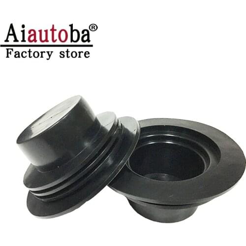 2Pcs Car HID LED Headlight Dust Cover Sealing Cap Rubber Waterproof Dustproof Headlamp Cover Universal for Single Beam Install