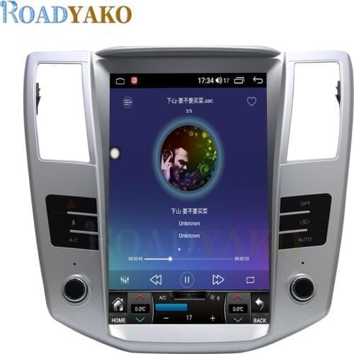 Android 10.0 Octa Core 6G+128G For Lexus RX330 RX300 RX350 RX400H 2004-2008 Car Radio GPS Unit 12.1 " Tesla Style Tape Recorder