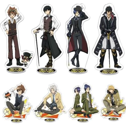 Anime Hitman Reborn Acrylic Stand Figure Rokudou Mukuro Yamamoto Ranbo Creativity Desktop Standing Plate Model Toy