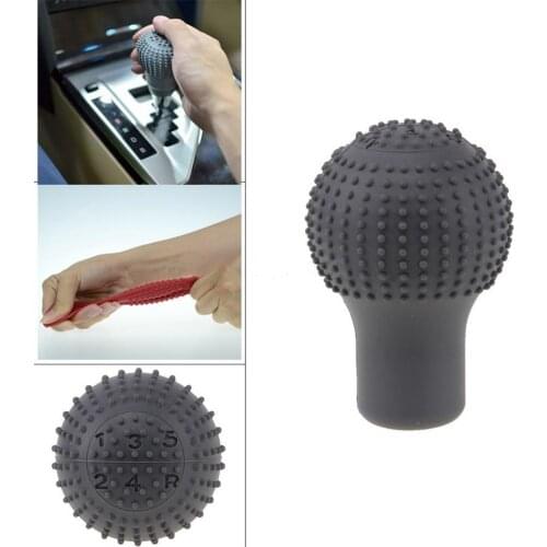 Car Universal Handbrake Grip Interior Shift Collar Silicone Gear Knob Ball Cover Interior Accessories Gear Shift Collars