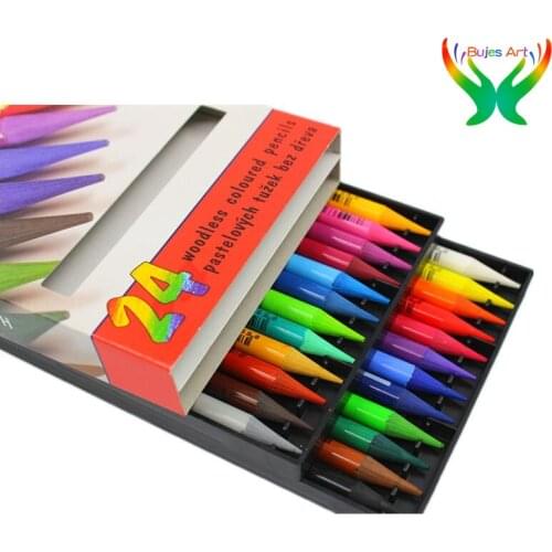 Czech KOH-I-NOOR 12/24 colors Color pencil drawing oil pencil set art supplies artist paint set