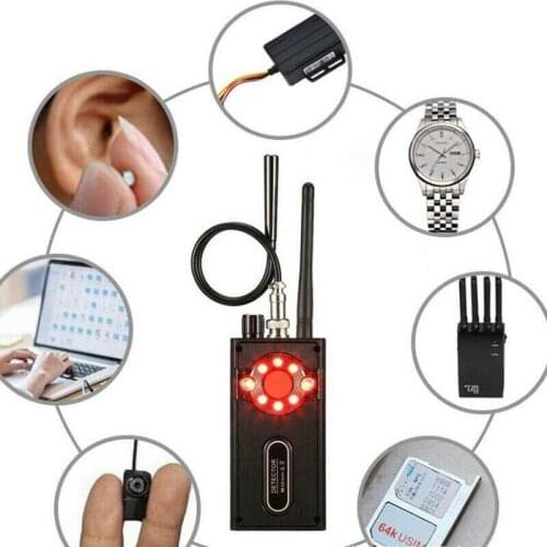 Detector Hidden Camera GSM Audio Bug Finder GPS Signal Lens RF Tracker