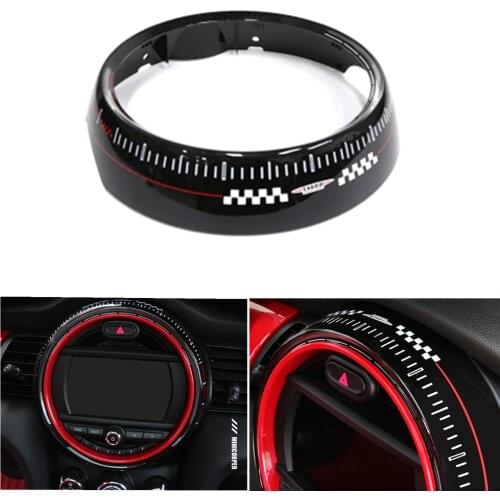 For MINI Cooper F55 F56 JCW 2019 2018 2014-2017 8.8 inches Center Console Screen Decorative Frame Interior Stickers 6.5 inches