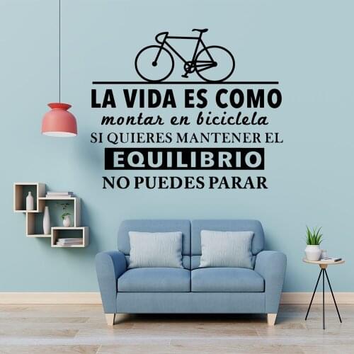 Spanish Wall Stickers Home Decoration Accessories Pvc Wall Decals Room Decoration wall sticker
