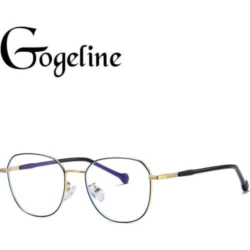 Metal Anti Blue Light Blocking Glasses Frame Women Men Computer Games Goggles Eyeglasses Optical Spectacle Frame