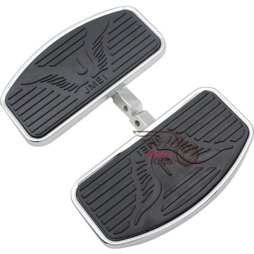 Motorcycle Front Rider Foot Pegs Floorboards For Honda VTX1300 1800 1988-2014 Suzuki Volusia VL400 800 Boulevard C50 1988-2013