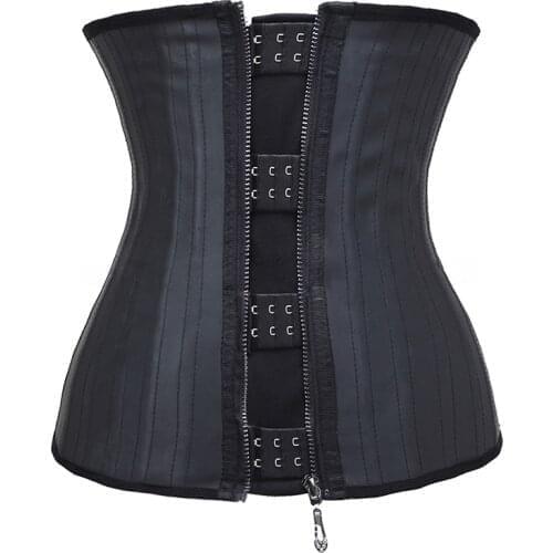 MUKATU Latex Waist Trainer 25 Steel Bones Plus Size Corset Belt Modeling Strap Body Shaper Colombian Girdles Waste Trainers