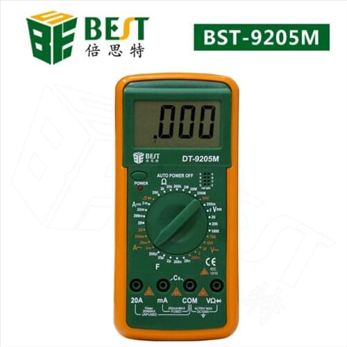Multimeter DT-9205M Upgraded version Wholesale BEST 9205M Handheld LCD Screen Digital Multimeter With buzzer Test Meter Dropship