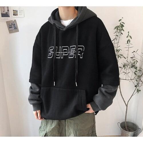 Mannen Harajuku Tie Dye Oversized Hoodies 2021 Herfst Mens Japanse Streetwear Sweatshirts Man Cotton Hip Hop Hoodie