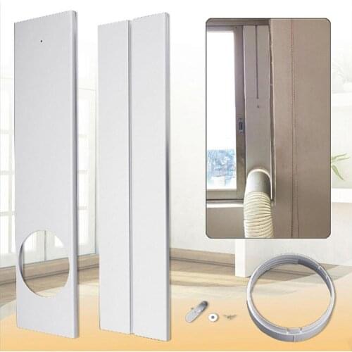 New Portable Flexible Telescopic PVC Window Seal Bracket Board for 15cm Hose Mobile Air Conditioner Easy to Install