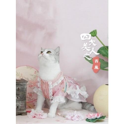 Original pet hanfu dog clothes cat clothes