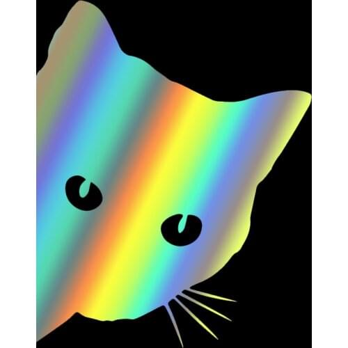 S51008 Various Sizes/Colors Car Stickers Vinyl Decal Cat Motorcycle Decorative Accessories Creative Waterproof