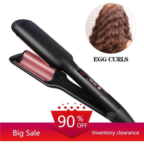 Hair Curling Iron Ceramic Professional Fast Barrel Hair Curler Egg Roll Anti-scalding Hair Tools Hair Styler Wand Curler Irons