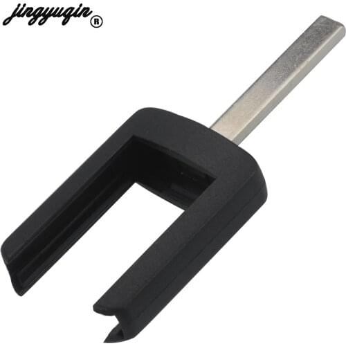 Jingyuqin Remote Key Uncut Blade Replacement Blank Key Shell Cover Fob For Vauxhall Opel HU100 Corsa Combo Meriva