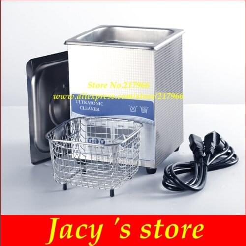 Glasses ultrasonic cleaning machine 80W 2L high power watch jewelry printer nozzle cartridge ultrasonic cleaner