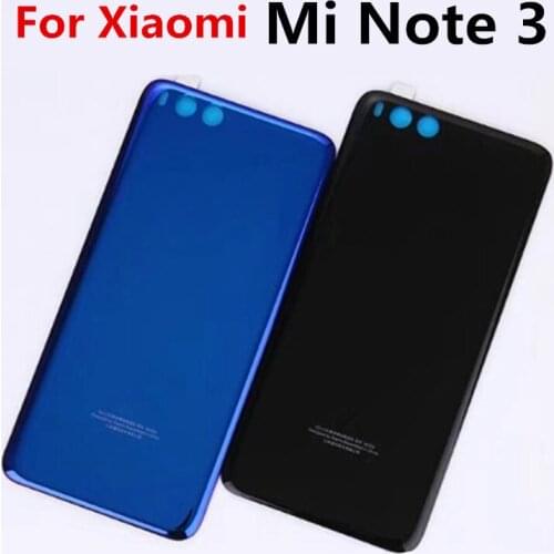 For Xiaomi Note 3 Mi Note 3 Back Battery Cover 3D Glass Housing Replacement Part for Xiaomi Mi Note 3 Back cover