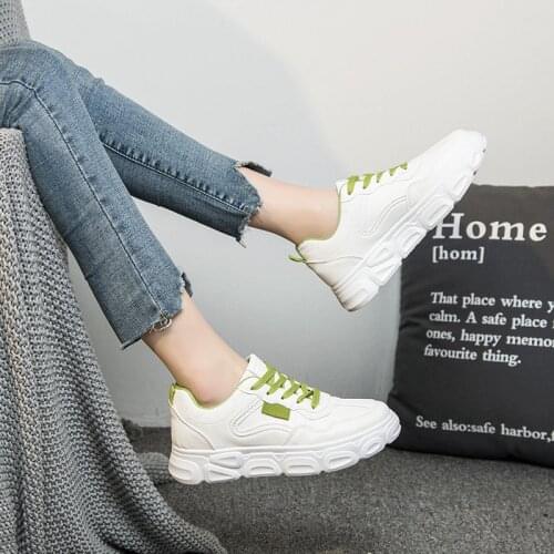 Women Shoes New Chunky Sneakers for Women Lace-Up Vulcanize Shoes Casual Fashion Dad Shoes Platform Sneakers Basket Female