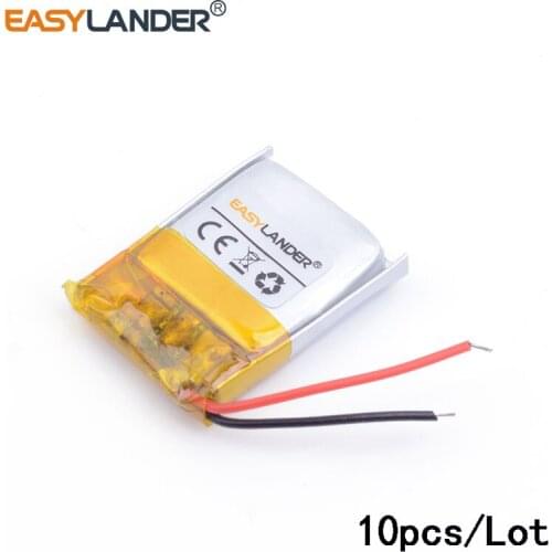 10pcs/Lot 601525 3.7V 150mah Lithium polymer Battery with Protection Board For MP3 MP4 MP5 GPS Digital Products