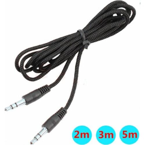 2m 3m 5m 3.5mm Aux cable Male to 3.5mm Jack Male AUX Audio Stereo Headphone Cable 3.5 mm Aux Audio Cable Cord for Phone Earphone