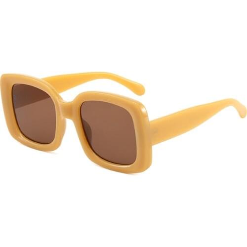 2021 New Fashion Square Big Frame Sunglasses Female Gradient Color Sunglasses Personality Glasses Women Shades Eyewear очки