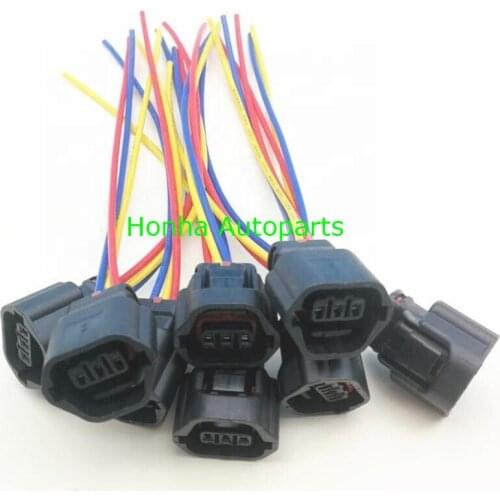 3 pins car waterproof auto connector female 1.2 sensor plug connector MG641234-5 TPS Sensors 7283-8730-30 with 15 cm 20AWG wire