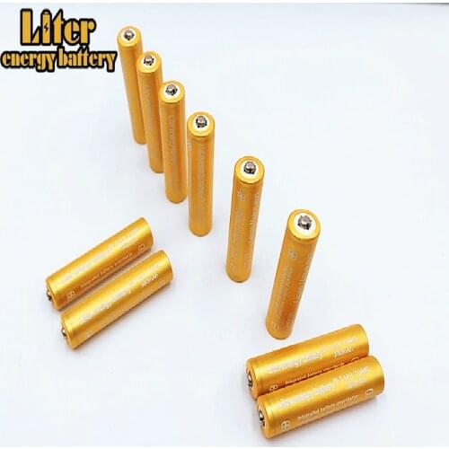 4pcs Liter Energy Battery 3.7v 380mah High Capacity 10440 Li-ion Rechargeable Battery Aaa Battery For Led Flashlights Headlamps