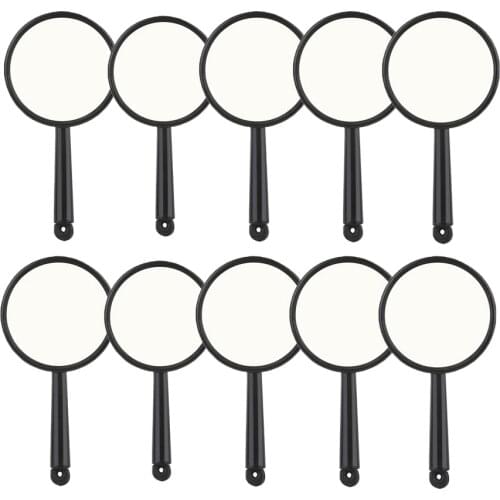 5Pcs Mini Pocket Top Handheld Reading 5X Magnifier Hand Held Magnifying 25mm Magnifying Glass Children Reading Glass Lens