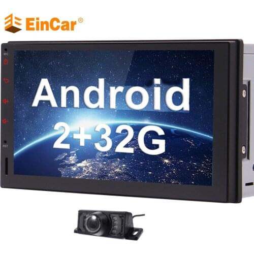 7'' Touch Screen Android 9.0 Car Radio Double 2 DIN GPS Car Stereo Head Unit MP5 Player WiFi 1+16G Bluetooth Mirror Link