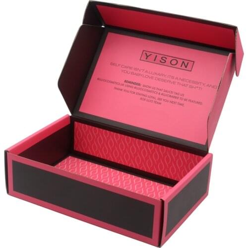 Custom Packaging Boxes Ecommerce Postal Cardboard Subscription Personalised Paper Shipping Box Mailer Box with Custom Logo