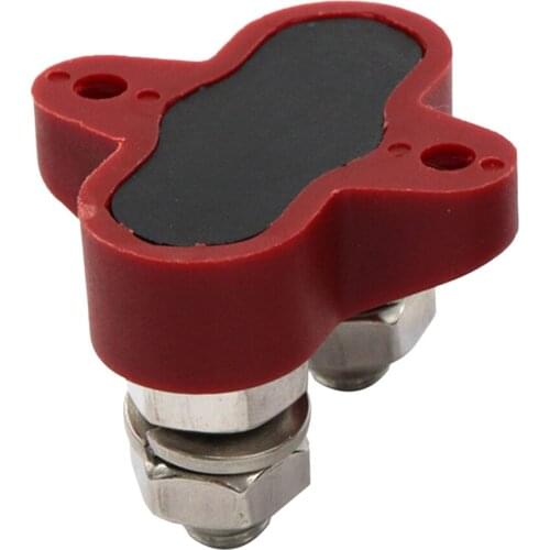 Stainless Steel Insulated Terminal Block Heavy Duty 5/16 inch Dual Stud