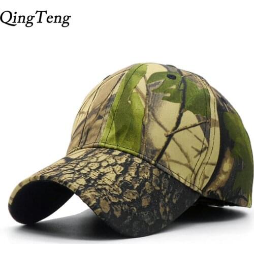 Camouflage Hunting Fishing Sporting Outdoor Baseball Cap Camo Caps For Mn Adjustable Dropshipping