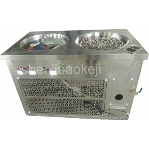 Commercial Handmade Rotary popsicle machine Rotary-type Milk ice lolly Popsicle machine + fry ice machine 220v 1pc