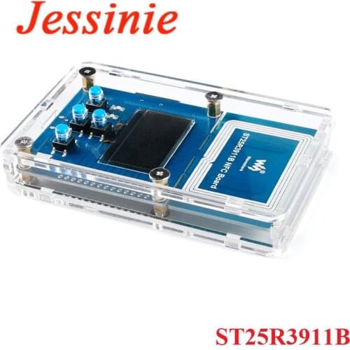 ST25R3911B NFC Development Board Kit with STM32 1.3 inch OLED Display Screen SPI Support Multiple ST25R3911 NFC Protocols Reader